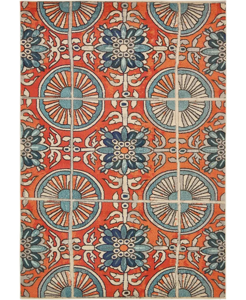 Bayshore Home Newwolf New5 7' x 10' Area Rug