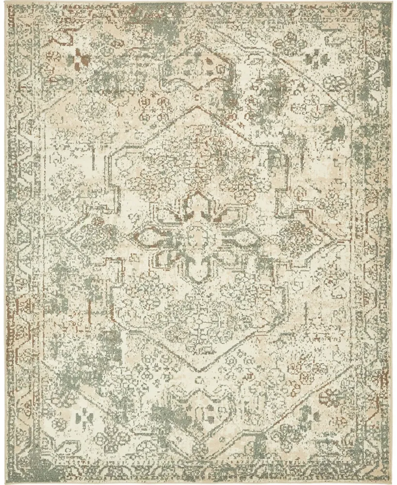 Bayshore Home Tabert Tab6 Ivory 8' x 10' Area Rug