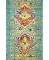 Bayshore Home Brio Bri9 Turquoise 5' x 8' Area Rug