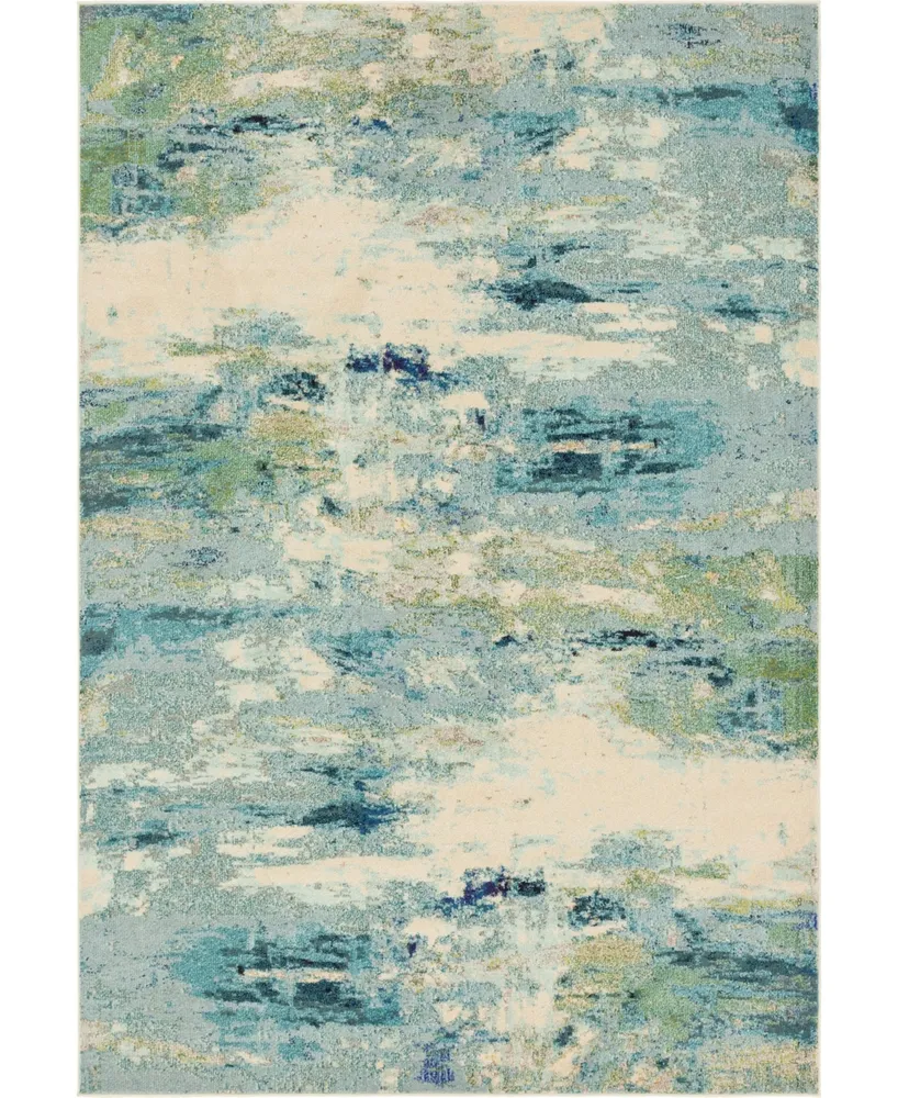 Bayshore Home Crisanta Crs7 Light Blue 7' x 10' Area Rug