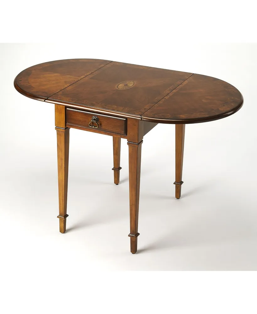 Butler Glenvw Burl Pembroke Table