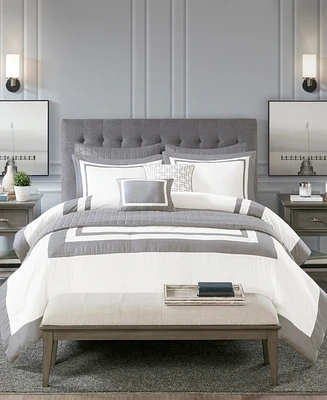 Madison Park Heritage 8-Pc. Comforter & Coverlet Set, King/California King
