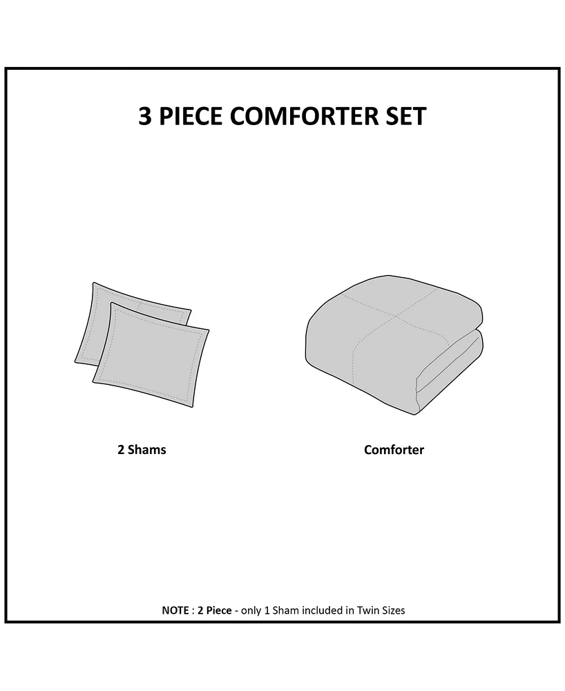 Woolrich Flint Cozy-Spun Down-Alternative Comforter Set