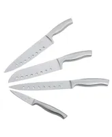 Ozeri 5-Piece Japanese Stainless Steel Knife and Sharpener Set