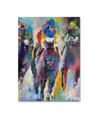 Richard Wallich 'Jockeys' Canvas Art - 18" x 24"