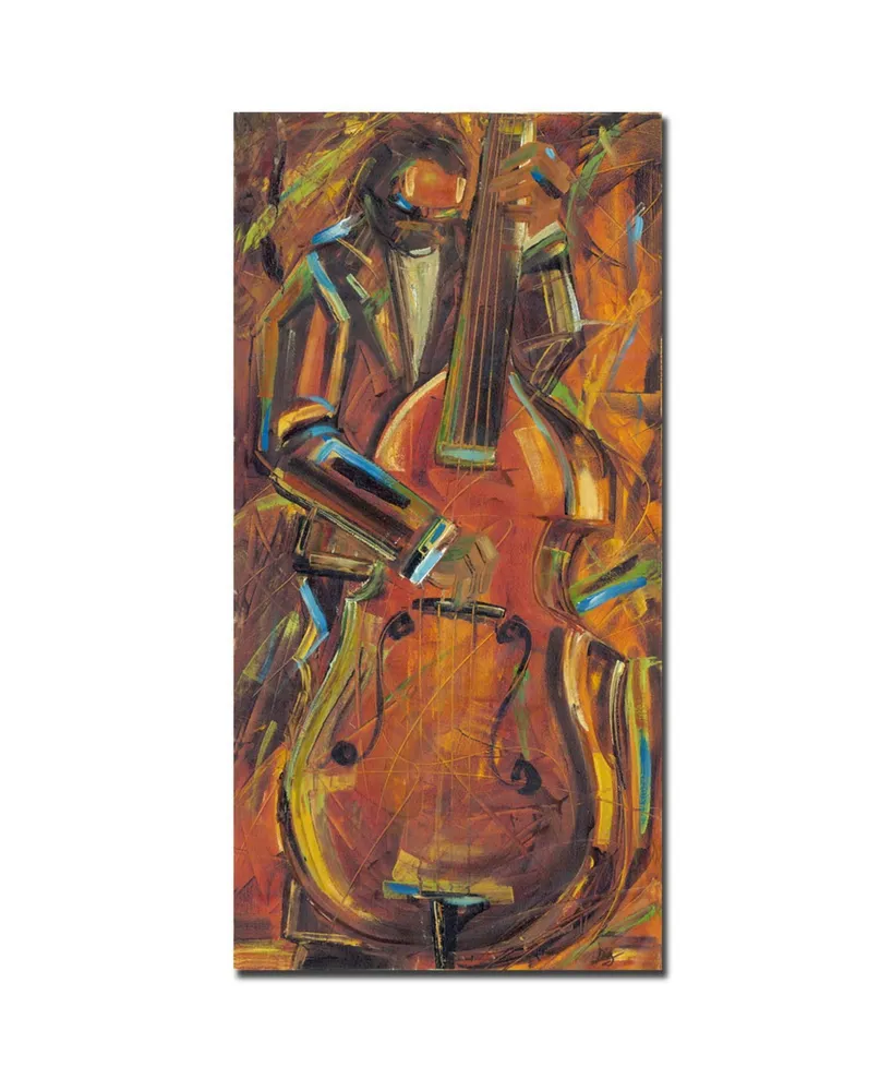 Joarez 'Jazz I' Canvas Art - 19" x 10"