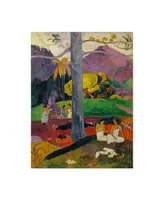 Paul Gauguin 'In Olden Times Mata Mua' Canvas Art - 32" x 24"