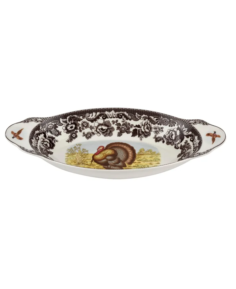 Spode Woodland Turkey Bread Tray