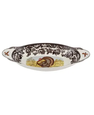 Spode Woodland Turkey Bread Tray