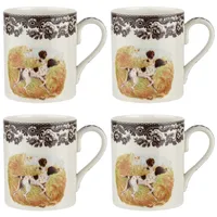 Spode Woodland Pointer Mug Set/4