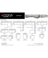 Virton Leather Sofa Collection Created For Macys