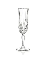 Rcr Opera Crystal Champagne set of 6