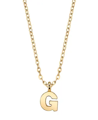 2028 Gold-Tone Initial Necklace 20"