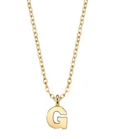 2028 Gold-Tone Initial Necklace 20"
