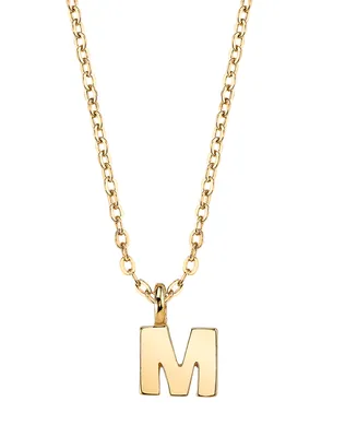 2028 Gold-Tone Initial Necklace 20"