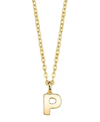 2028 Gold-Tone Initial Necklace 20"