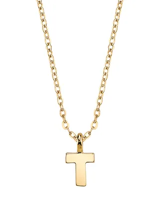 2028 Gold-Tone Initial Necklace 20"