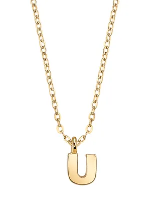 2028 Gold-Tone Initial Necklace 20"