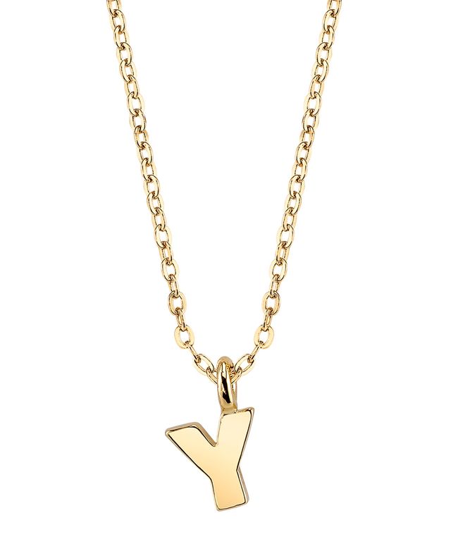 2028 Gold-Tone Initial Necklace 20"