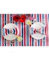 Patriotic Stripe Outdoor Tablecloth 60" x 84"