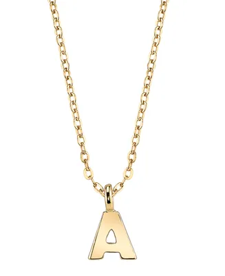 2028 Gold-Tone Initial Necklace 20"