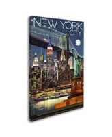Lantern Press 'New York' Canvas Art