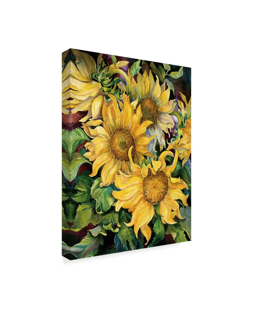Joanne Porter 'Sunflowers' Canvas Art - 24" x 32"