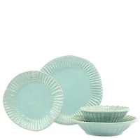 Vietri Incanto Stone Stripe 4 Piece Place Setting