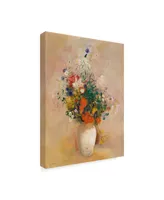 Odilon Redon 'Vase Of Flowers' Canvas Art