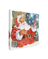 Hal Frenck 'Santas Glow' Canvas Art - 24" x 24"