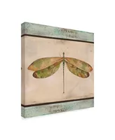 Jean Plout 'Dragonfly Tapestry' Canvas Art - 18" x 18"