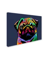 Michael Tompsett 'Pug Dog' Canvas Art - 18" x 24"