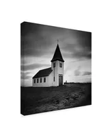 Nina Papiorek 'Iceland Hellnar Church' Canvas Art - 18" x 18"