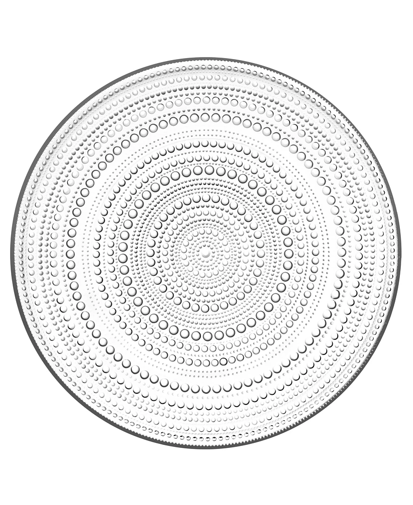 Iittala Dinnerware, Kastehelmi Clear 12.25" Large Plate
