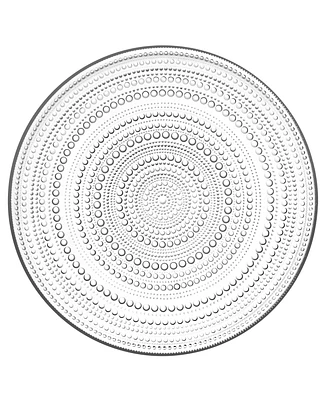 Iittala Dinnerware, Kastehelmi Clear 12.25" Large Plate