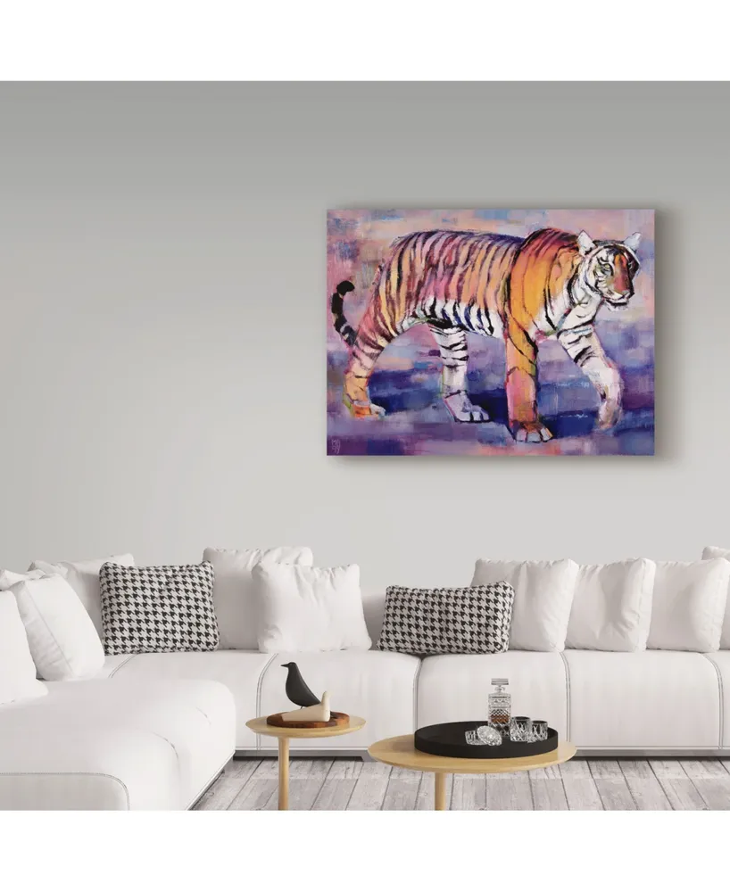 Mark Adlington 'Tigress, Khana, India' Canvas Art - 24" x 32"