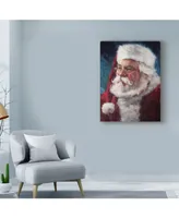 Meadowpaint 'Elderly Santa Portrait' Canvas Art