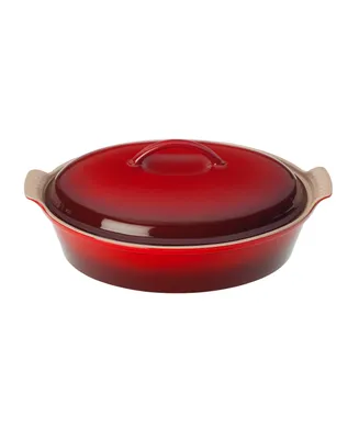 Le Creuset Stoneware 4-Qt. Heritage Covered Oval Casserole
