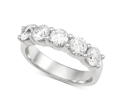 Grown With Love Igi Certified Lab Diamond Anniversary Band (2 ct. t.w.) 14k White or Yellow Gold