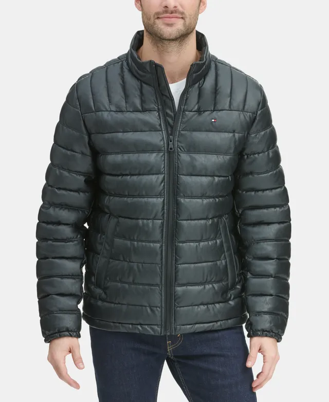 Tommy Hilfiger Men's New York Sketch Monogram Puffer Jacket