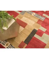 Bayshore Home Ojas Oja2 Rust Red 5' x 8' Area Rug