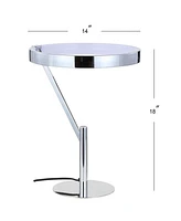 Jonathan Y Owen 18" Integrated Led Metal Table Lamp