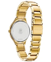 Citizen Eco-Drive Women's Corso Diamond-Accent Gold-Tone Stainless Steel Bracelet Watch 29mm