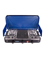 Stansport 2-Burner Propane Stove with Grill