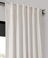 Half Price Drapes Alabaster Beige Signature Velvet Blackout Curtain