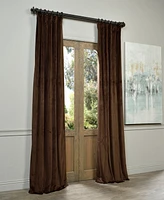 Half Price Drapes Java Signature Velvet Blackout Curtain