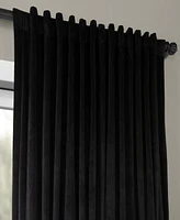 Half Price Drapes Signature Extra Wide Velvet Blackout Curtain