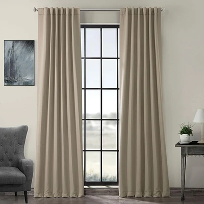 Half Price Drapes Classic Taupe Room Darkening Curtain