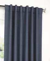 Half Price Drapes Wild Blue Textured Bellino Room Darkening Curtain