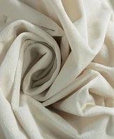 Half Price Drapes Warm Off White Grommet Signature Extra Wide Velvet Blackout Curtain